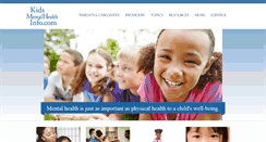 Desktop Screenshot of kidsmentalhealthinfo.com
